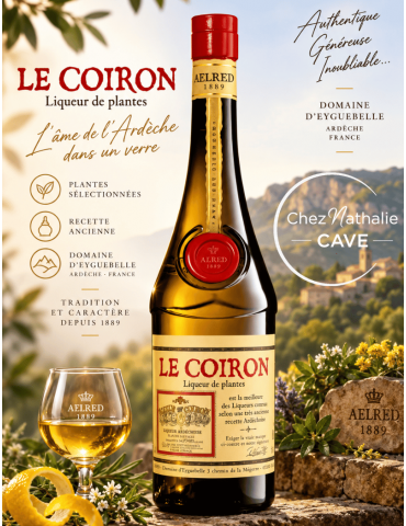 Liqueur Elixir Coiron Jaune Aelred Eyguebelle - %shop-name%