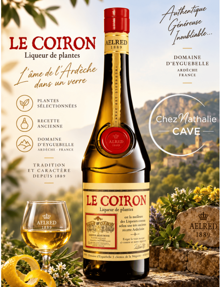Liqueur Elixir Coiron Jaune Aelred Eyguebelle - %shop-name%