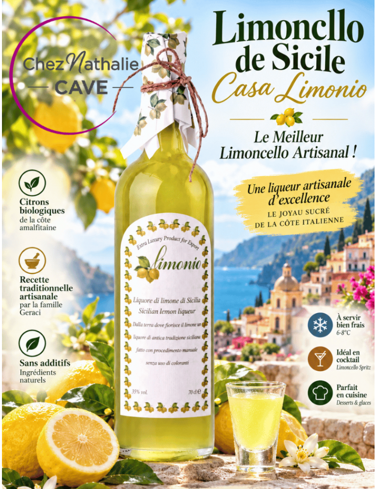 Limoncello de Sicile | Limonio | Liqueur de citron - %shop-name%
