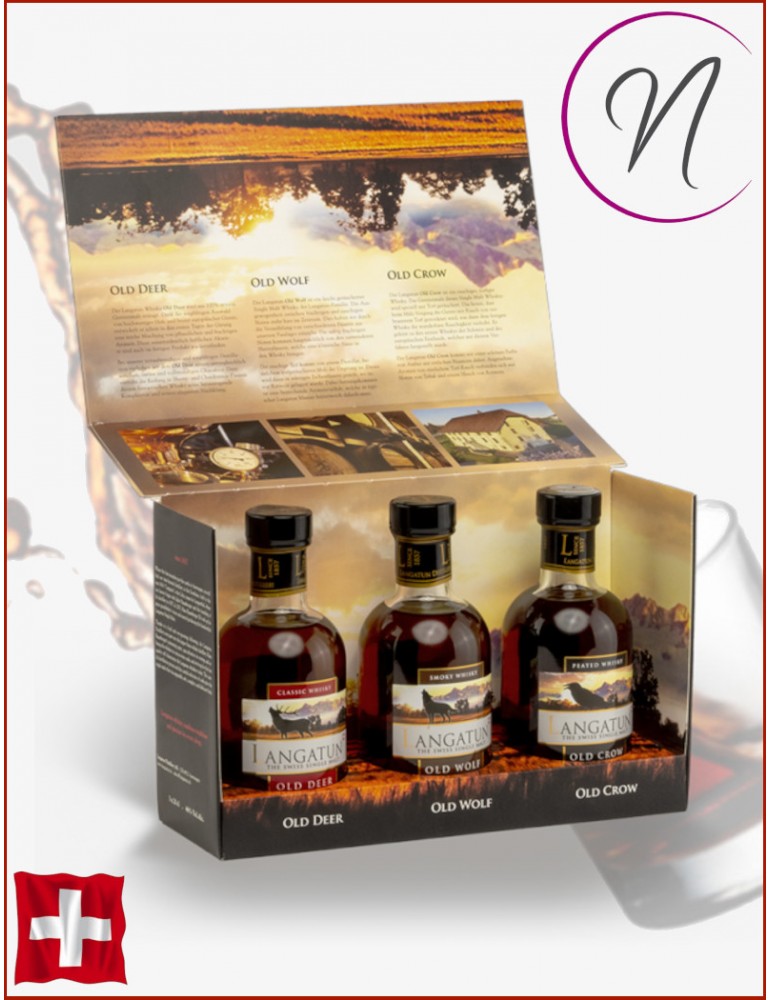 Langatun Whisky Coffret Cadeaux - 3x20cl | %shop-name%