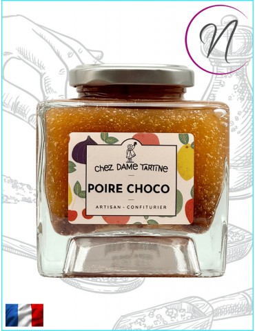 Confiture Artisanale Poire Choco | Chez Dame Tartine - %shop-name%