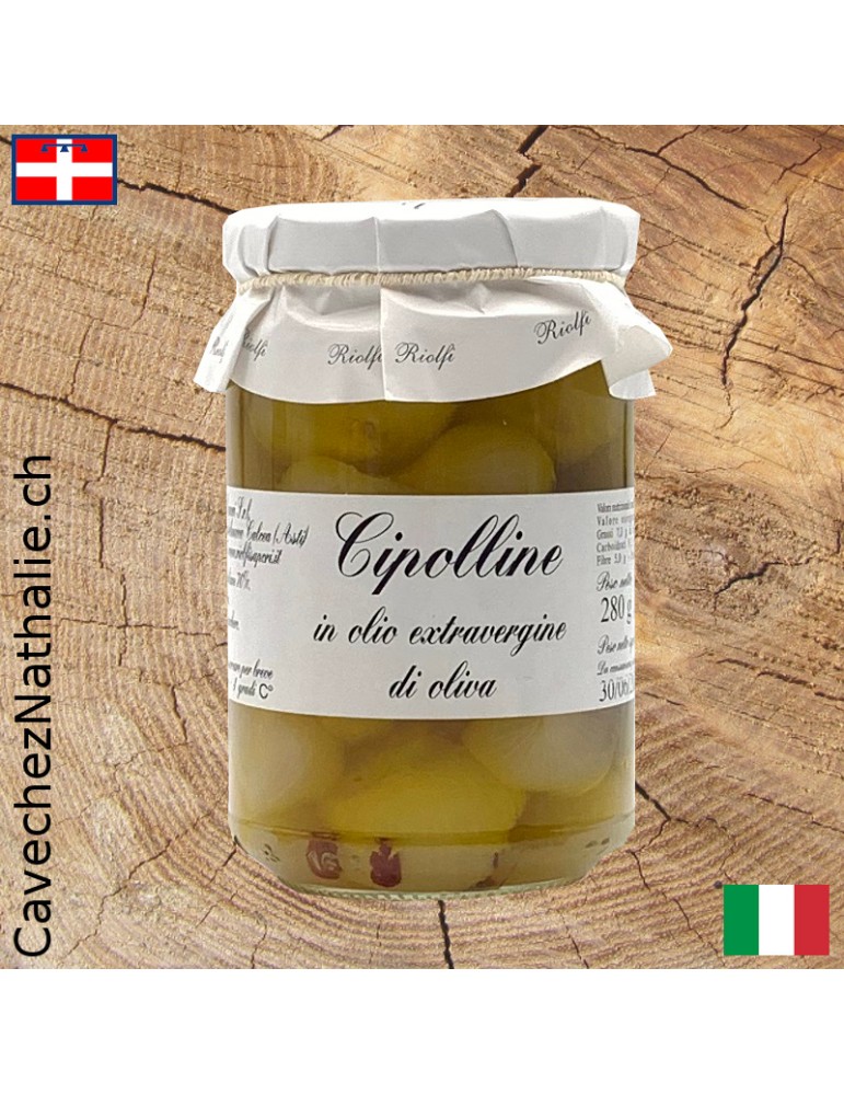 oignons à l'huile d'olive