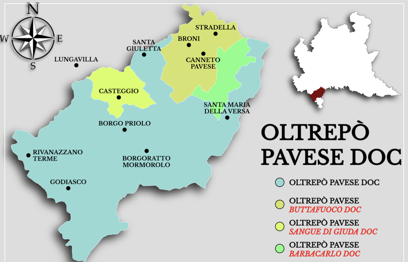 Appellation DOC Oltrepò Pavese | Cave chez Nathalie