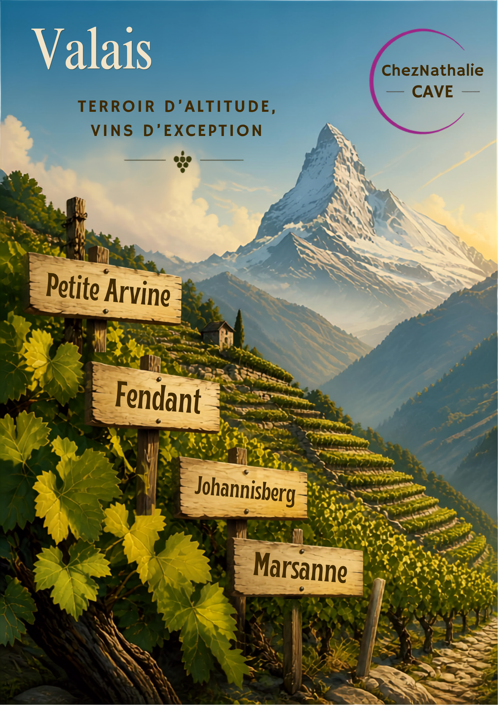 Vins Blancs du Valais | Cave chez Nathalie