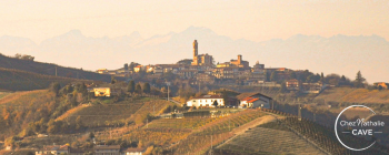 Paysage de vignes dans le Piémont en italie