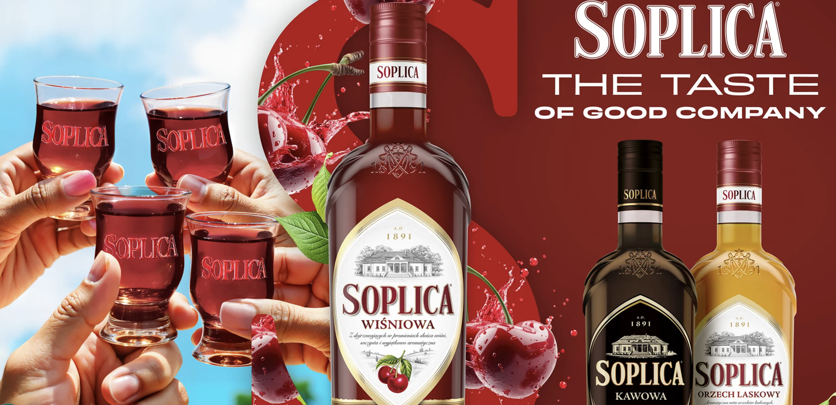 Soplica Distillery - vodka fraise | Cave chez Nathalie