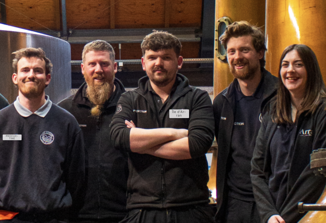 Isle of Arran Distillers | Equipe de la distillerie