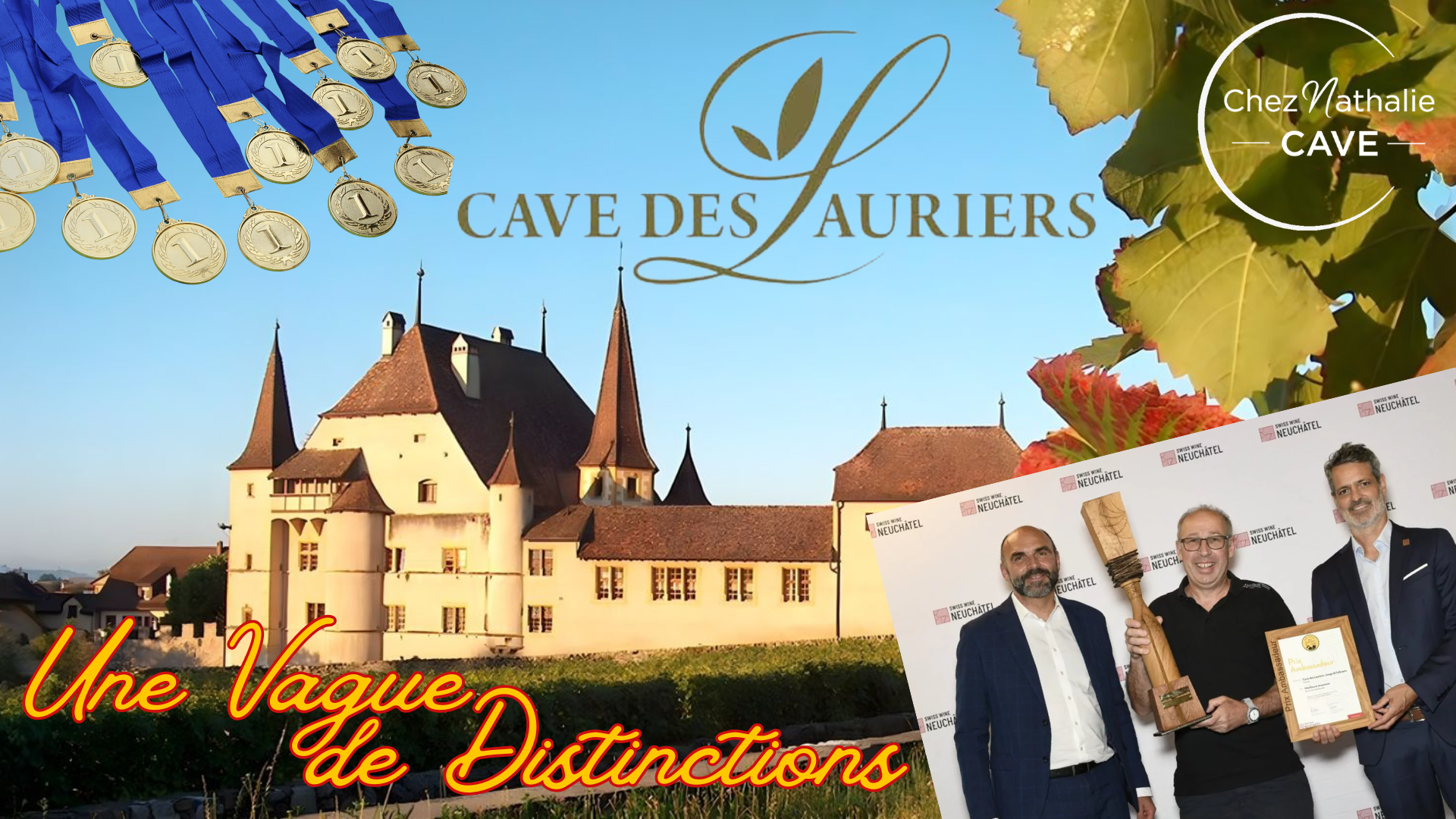 Médailles cave des lauriers cressier
